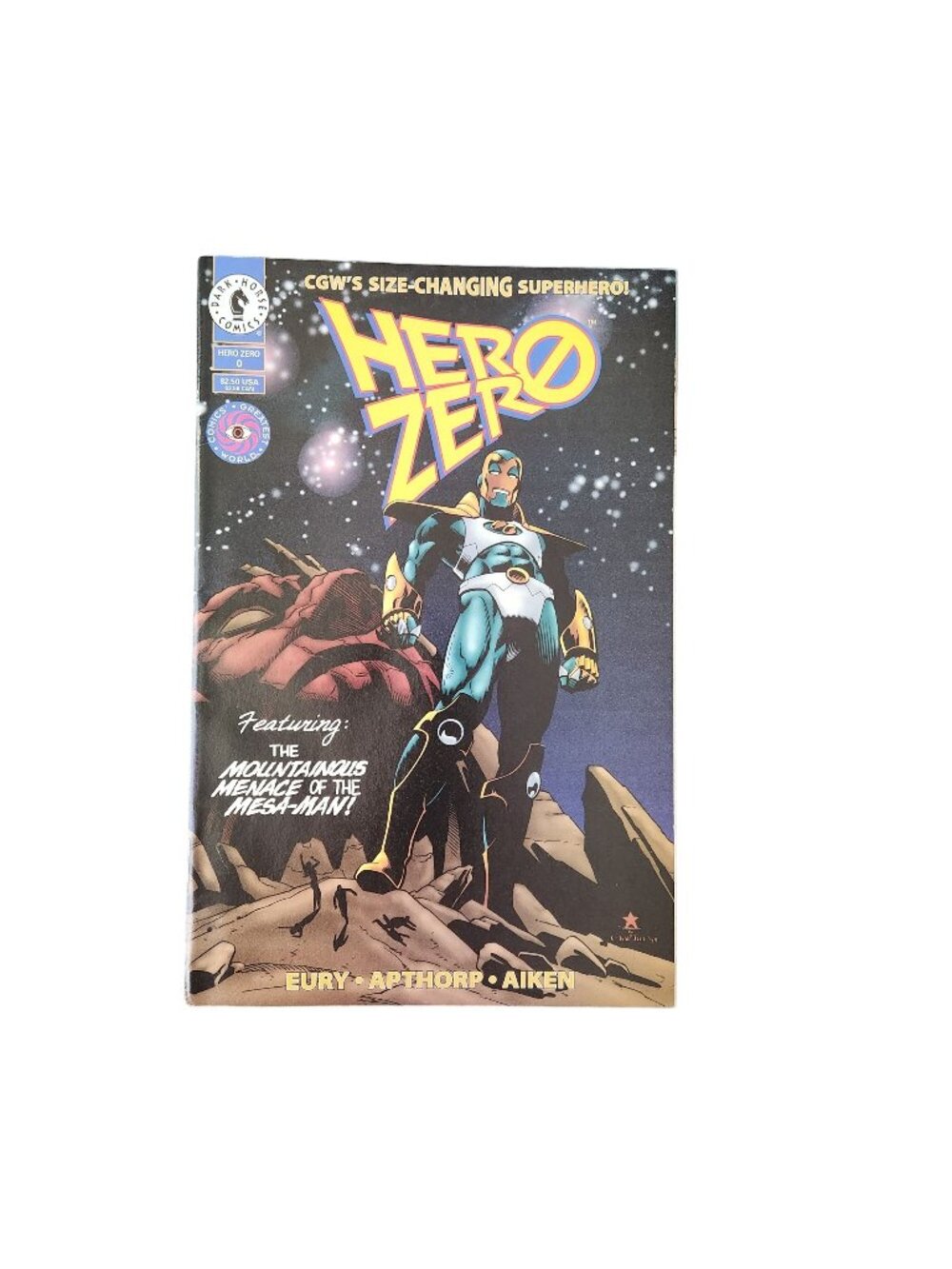 Dark Horse Hero Zero #0 1994 Comic Book Collector Bagged Boarded